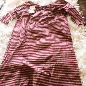 Free People Dresses - Free People Red NWT Small Striped Dress Keyhole Free People Dresses - Free People Red NWT Small Striped Dress Keyhole
